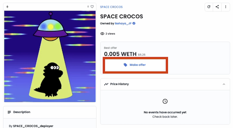 opensea offer select